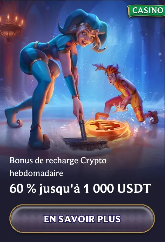 Bonus crypto hebdomadaire