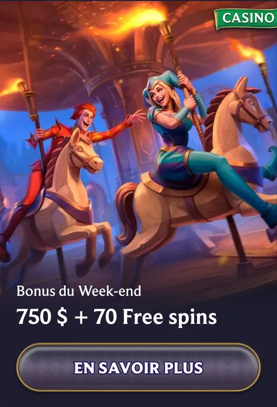 Bonus week-end avec free spins